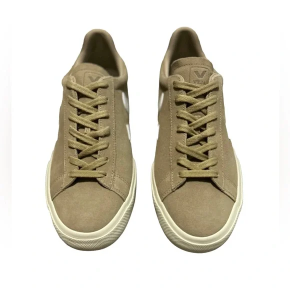 New! Veja Dune/White Suede Sneakers - Picture 3 of 7